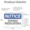 Signmission Expired Medications, 24 in W x Rectangle, Vinyl Decal OS-2PACK-NS-D-1824-L-12265 - alternate 3